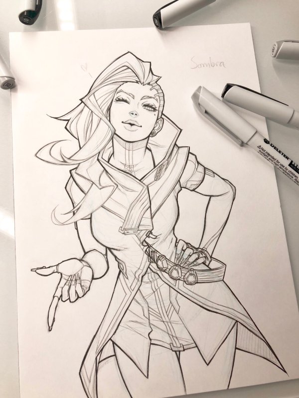 эскиз персонажа