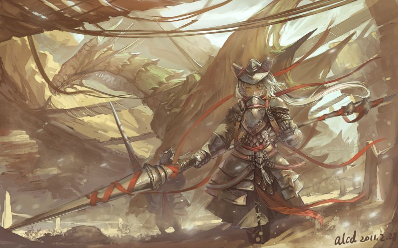 Pixiv Fantasia Самурай