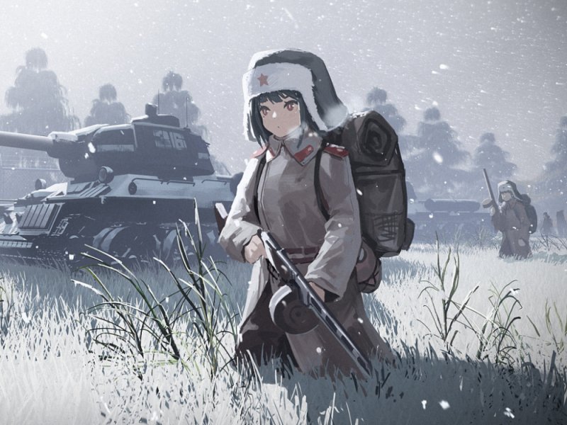 Аниме тянка Советский Союз
