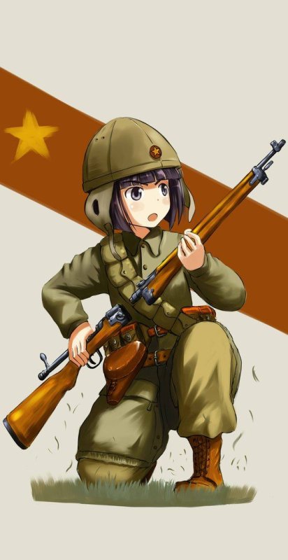 Солдат второй мировой войны СССР anime