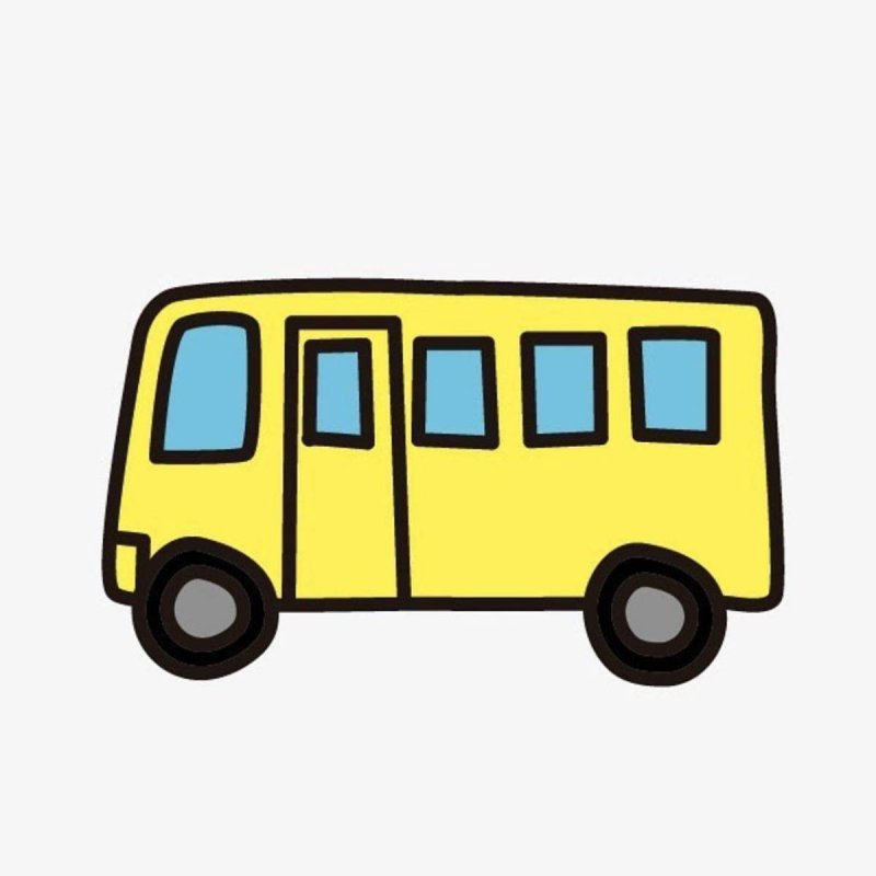 автобус рисунок для детей