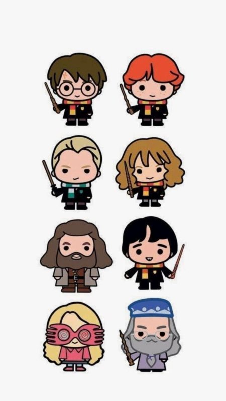 Персонажи Гарри Поттер Chibi Stickers