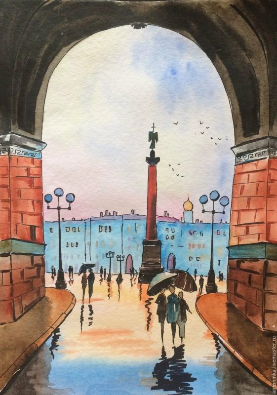 Стрелка Васильевского острова, Адмиралтейство а.д. Захарова.