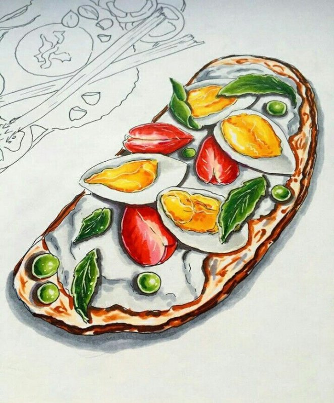 Еда для рисования