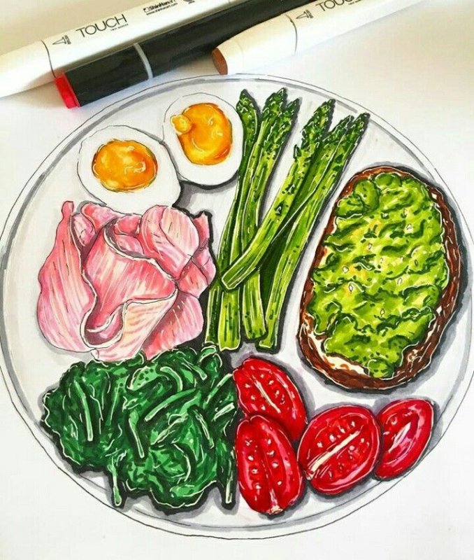 Еда для срисовки