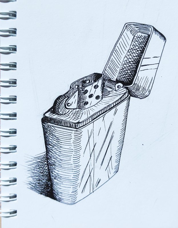 Зажигалка эскиз