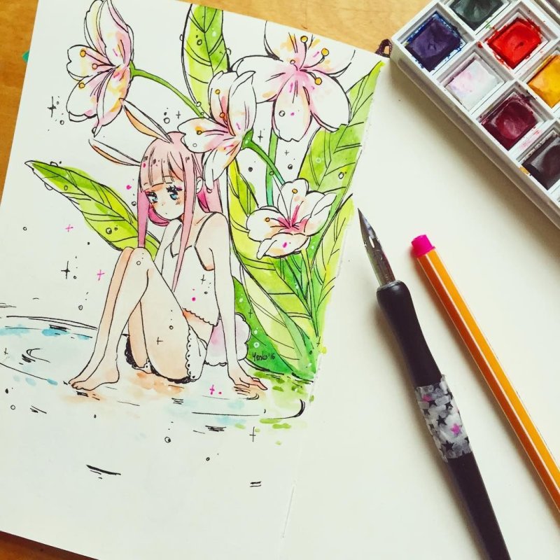 Идеи для рисования маркерами