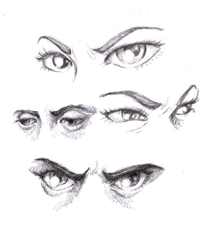 Глаза скетчи для рисования