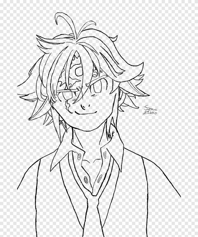 Семь смертных грехов Манга Мелиодас