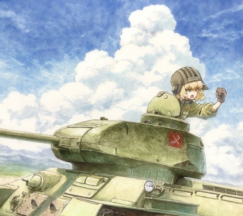 Танк т 34 85 girls und Panzer