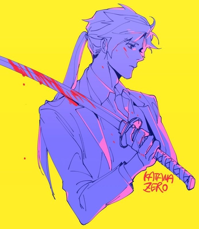 Змей Katana Zero Art