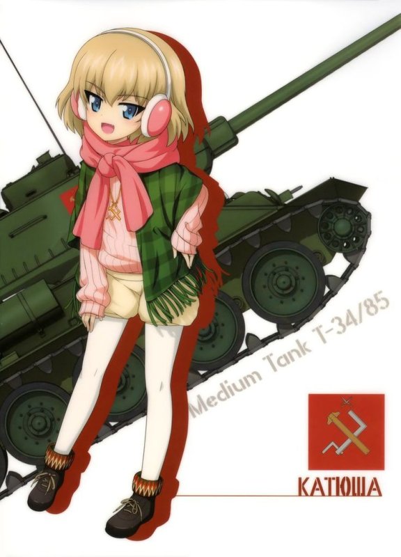 аниме танкистки кей и нонна