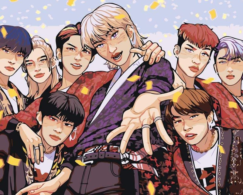 Stray Kids фан арт