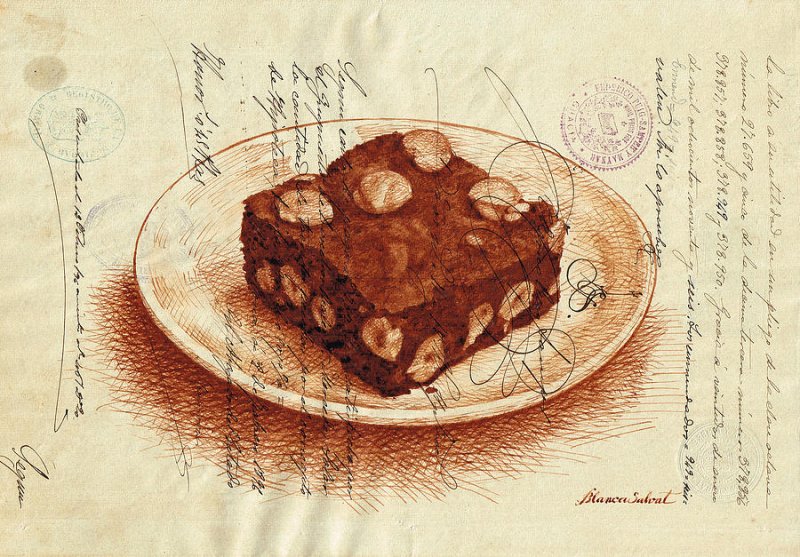 Брауни рисунок