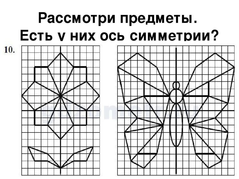 Симметричные фигуры сложные