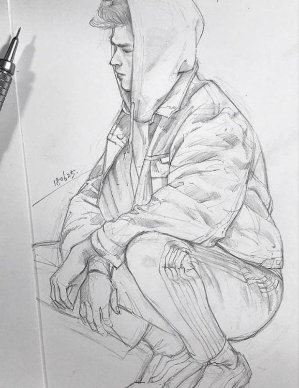 Рисунки лёгкие пацанские