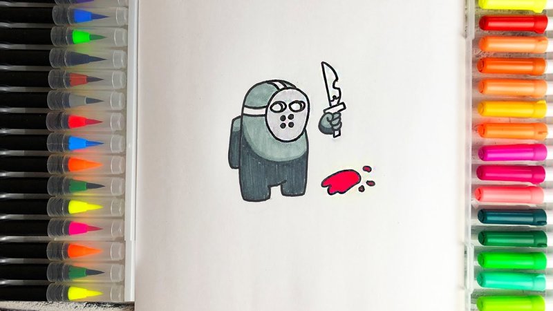 Among us для рисования