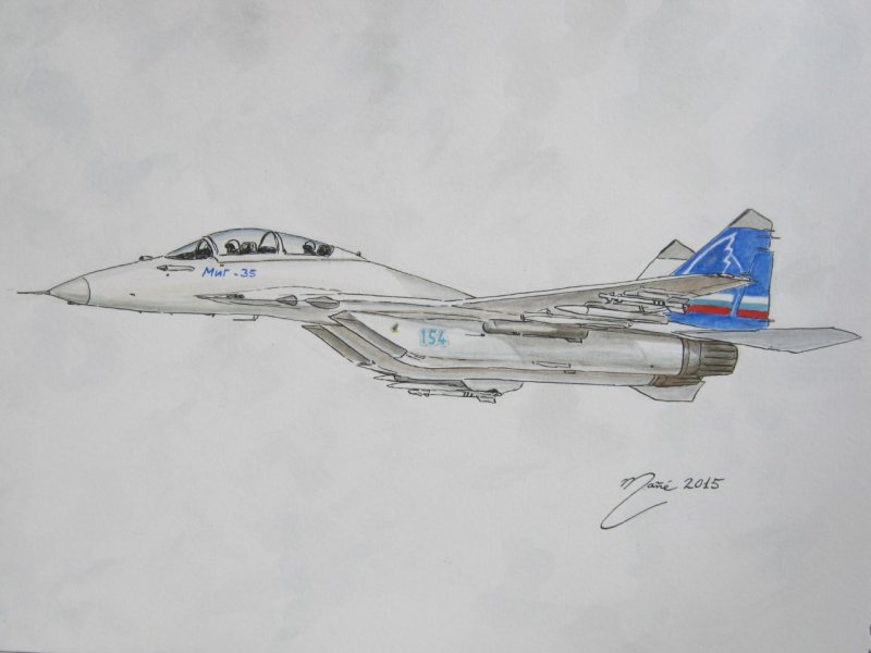 Микоян-Гуревич миг-35 рисоват