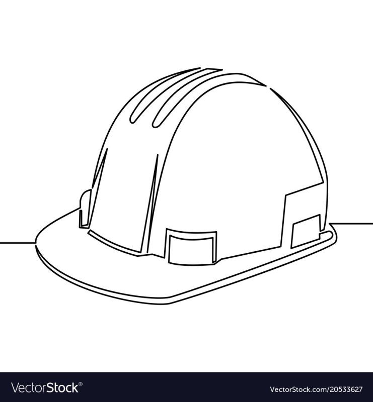 Каска раскраска
