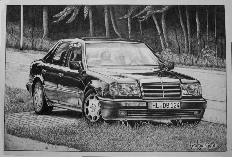 Мерседес w124 вектор