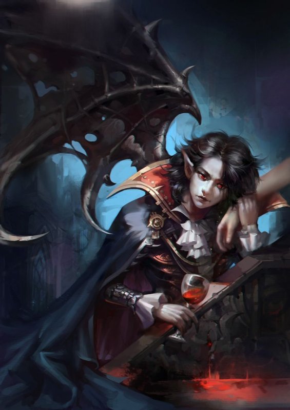 Лорд вампир Аристократ арт