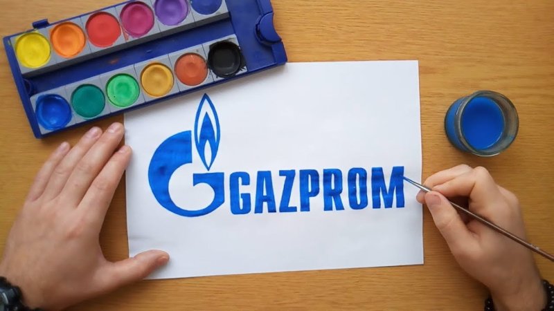 Газпром эмблема