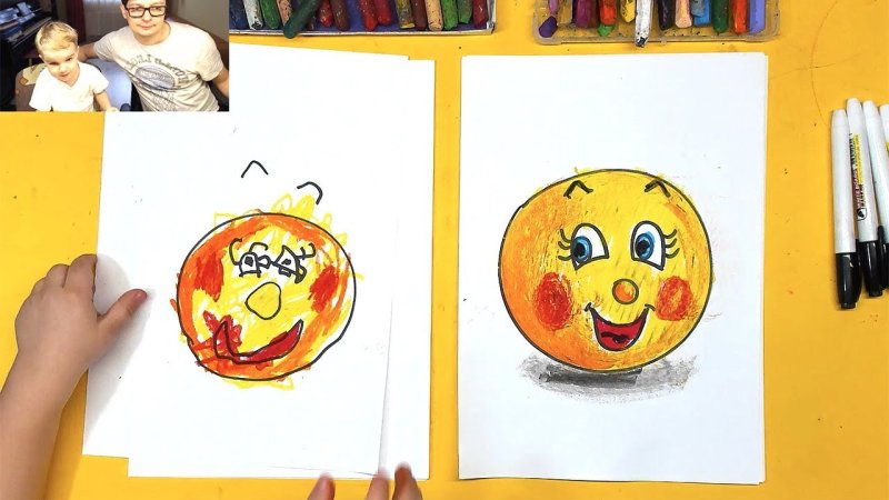 Рисование Колобок