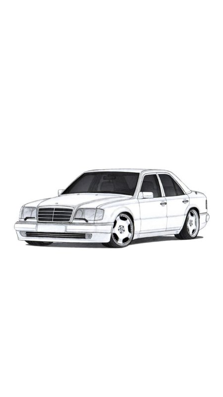 Mercedes w124 веткор
