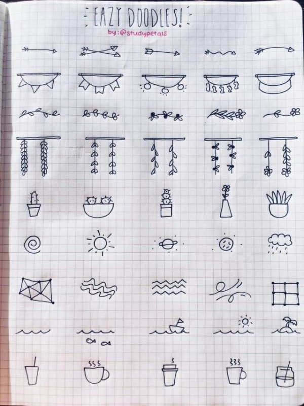 Красивые рисунки для конспектов