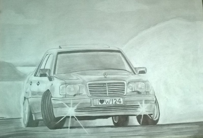 W124 e500 рисунок