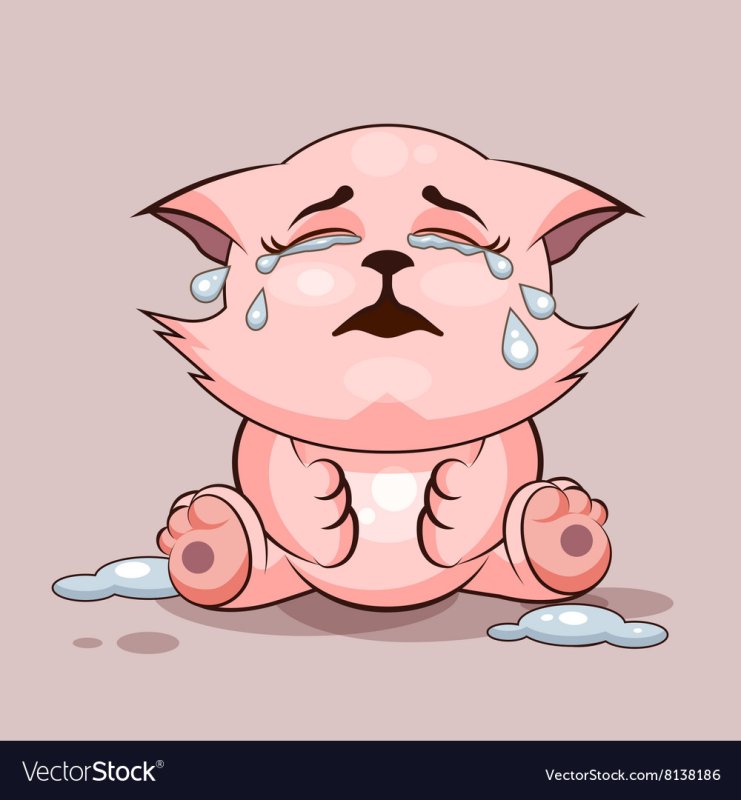 Кошечка плачет