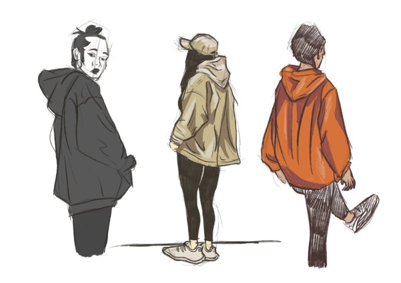 Референсы худи