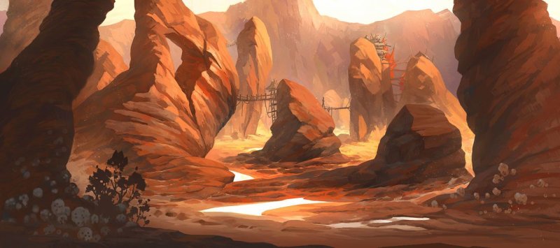 каньон concept art
