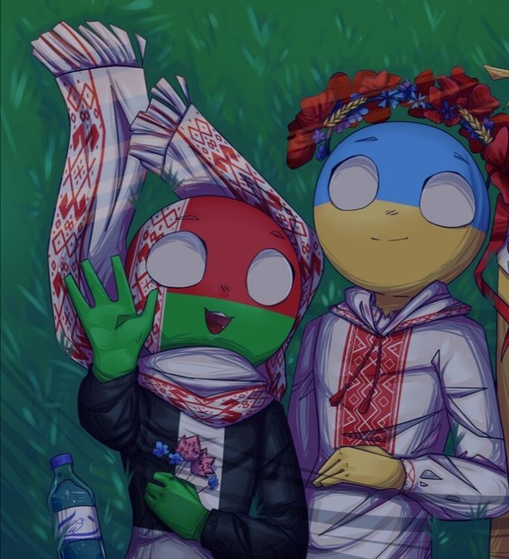 Countryhumans Россия и Беларусь