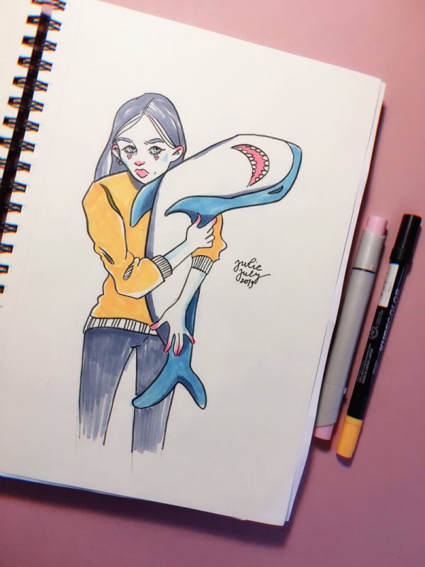 Рисунки в скетчбук