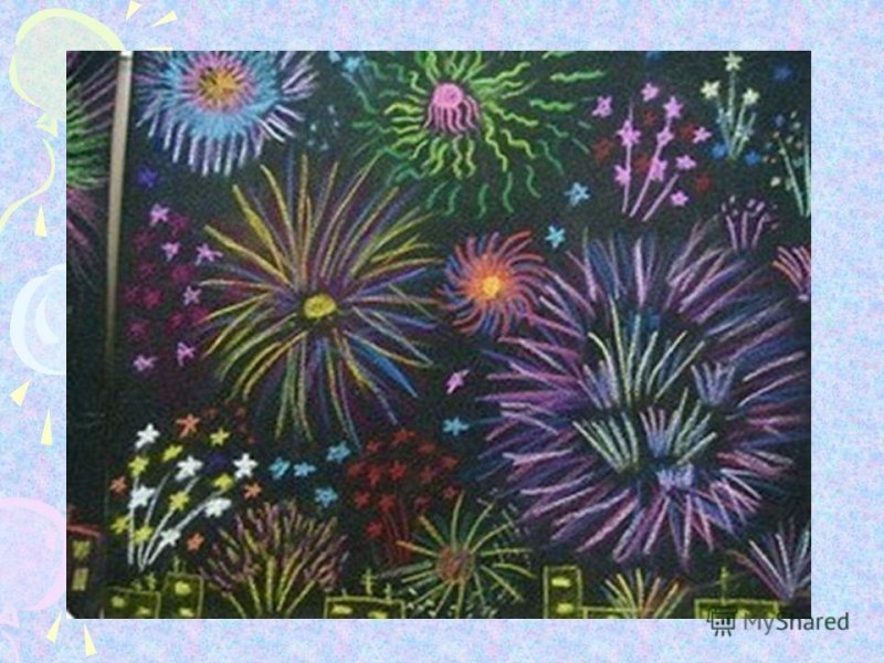 Граттаж салют 9 мая