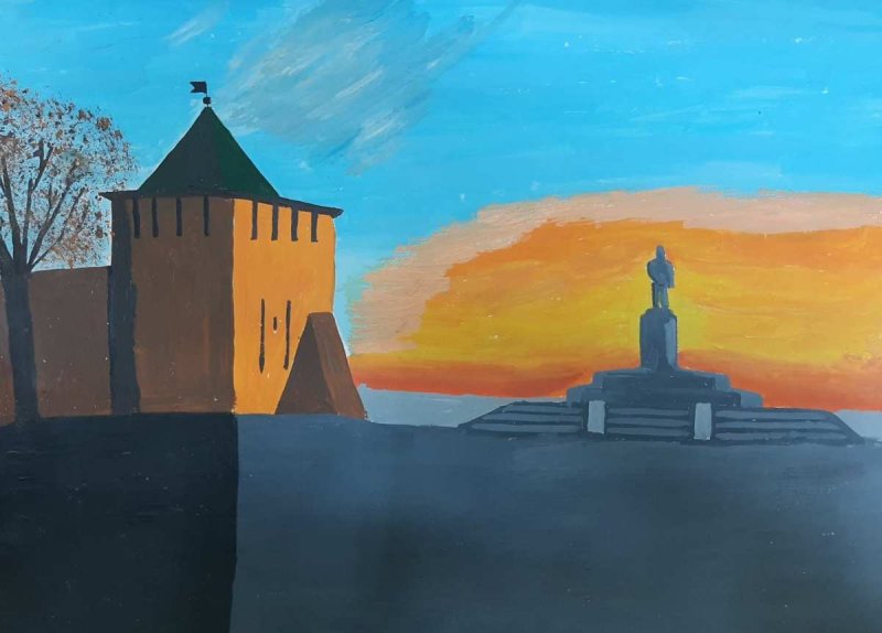 Нижегородский Кремль иллюстрация