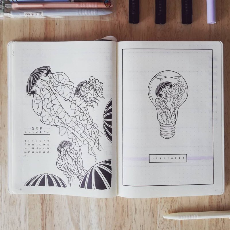 Рисунки для украшения скетчбука