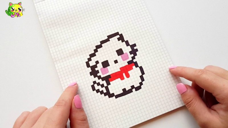 Рисунки в клеточку маленькие