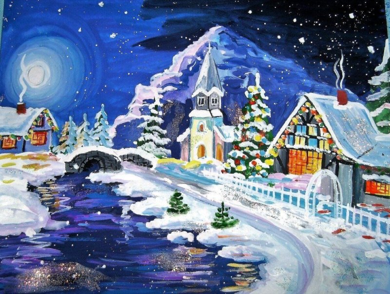 Новогодний пейзаж