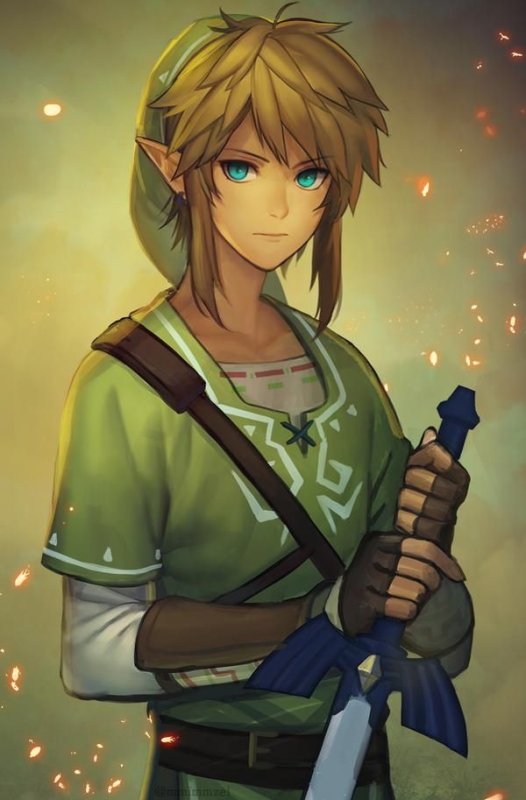 Линк арт the Legend of Zelda