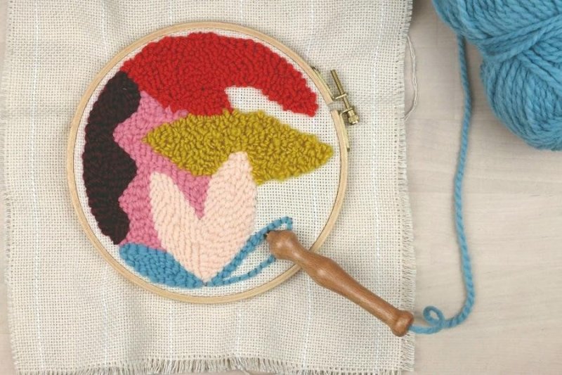 Ковровая вышивка Punch Needle