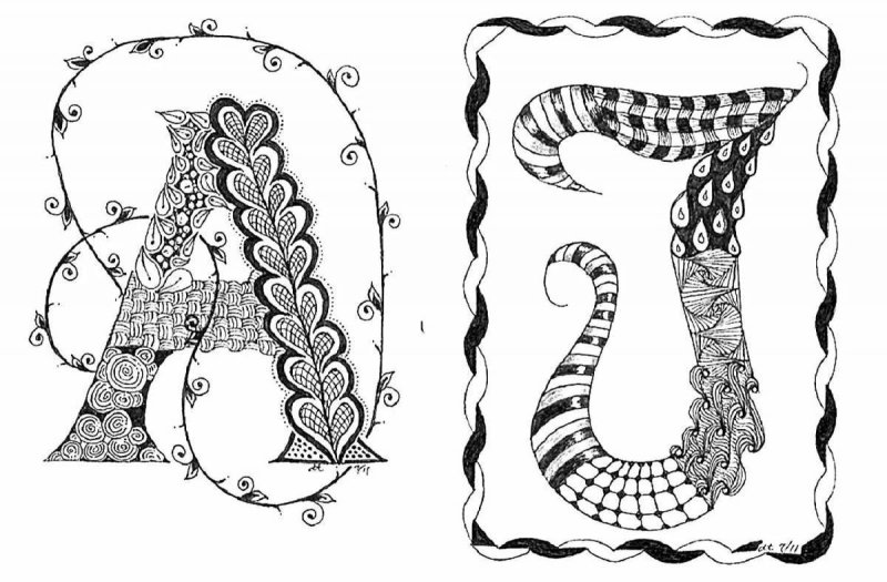 Декоративные буквы