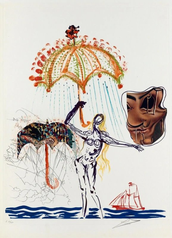 Salvador Dali Графика
