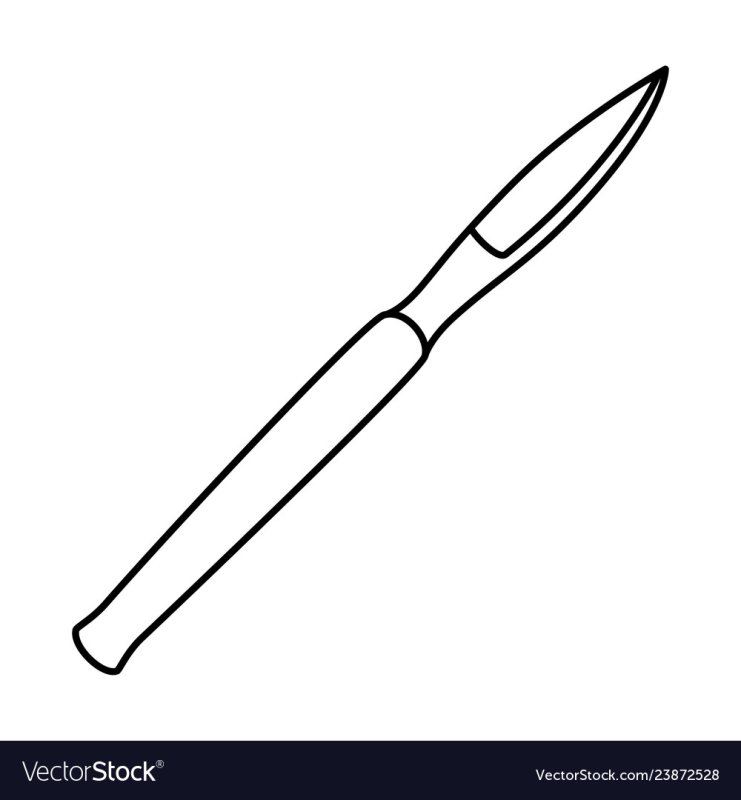 Скальпель рисунок