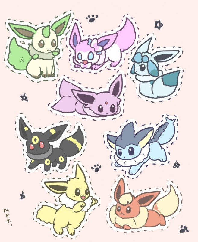 Покемон Eevee Чиби