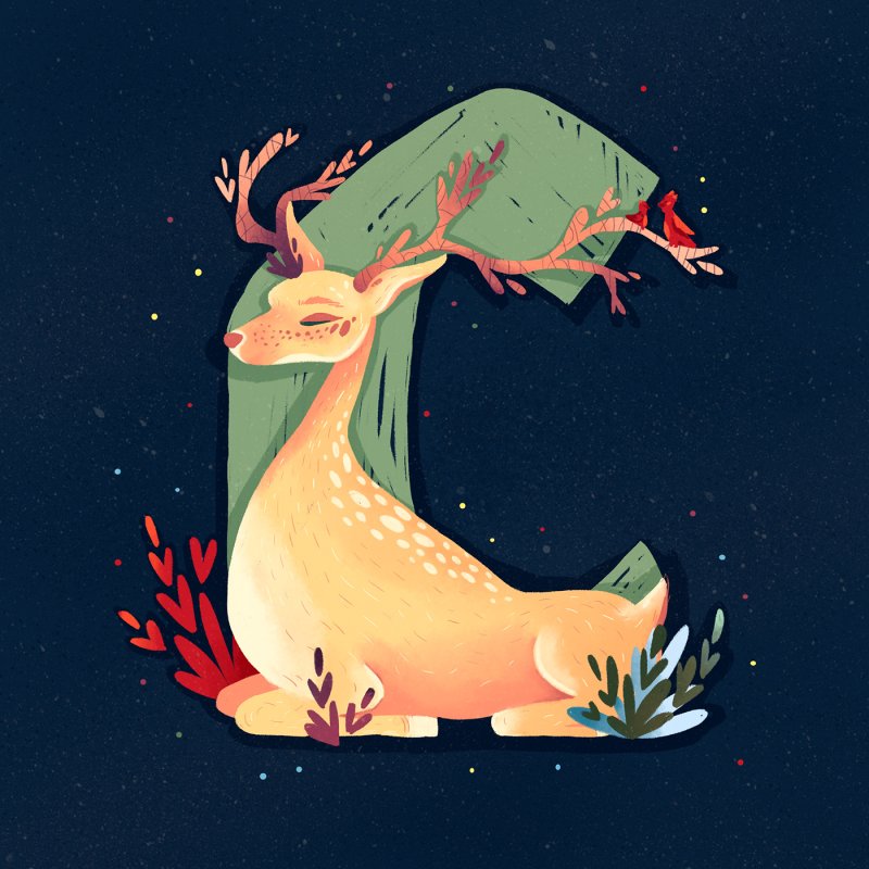 Косуля фан арты