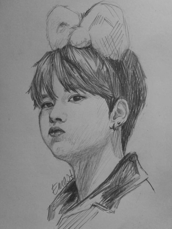 Stray Kids Минхо скетч