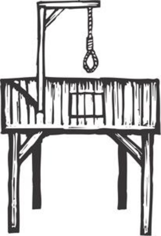 Виселица рисунки карандашом