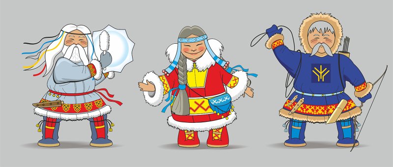 Якуты, Ханты, манси